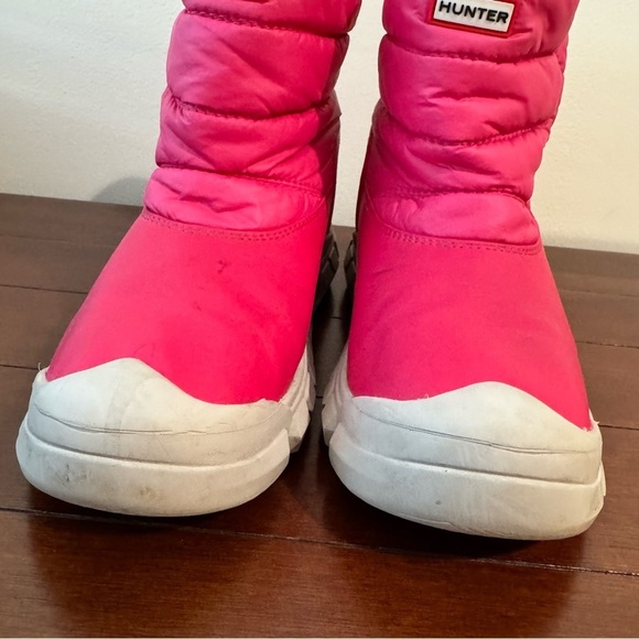 Hunter Insulated Intrepid Pink Waterproof Snow Boots size UK 3 US 4 - Picture 5 of 16
